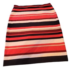 Ann Taylor multicolored Striped Knit Pencil Skirt Size 6